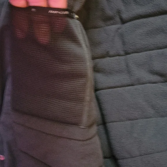 NWT Men's Med Rip Curl Jacket. "Anti-Series One Shot Jacket". Color Washed Black - Picture 10 of 10